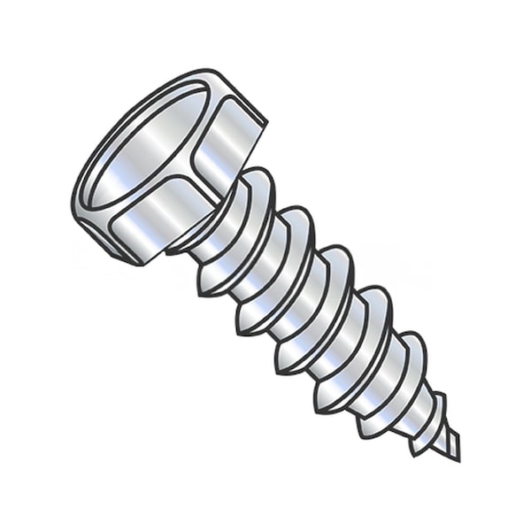 Usa Industrials Self-Drilling Screw, #14-10 x 1-1/4", Zinc Plated Steel Flange Hex Head External Hex Drive BULK-SCRW-15090 - main